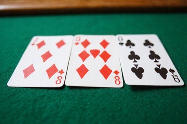 Straight poker hand