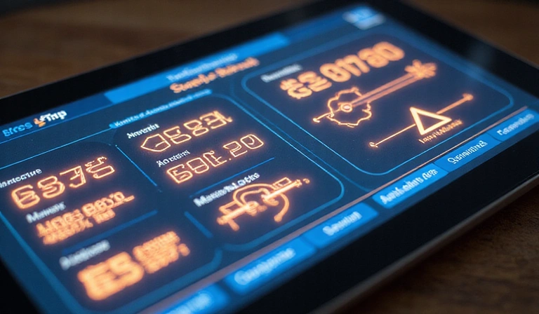A stylized rulebook with glowing lines, representing clarity and fair play in virtual tournaments.